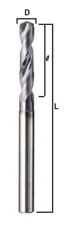 Carbide Drill Shorter Length