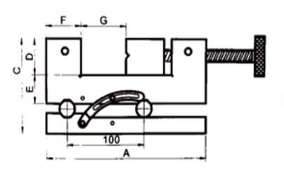 Sine Vise of Screw type