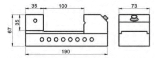 Tool Maker Vise of Stainless Steel (A)